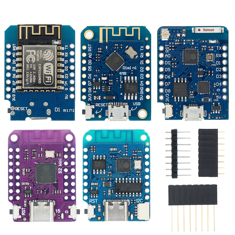 Smart Garden Esp32 - Micro USB/Type-C USB WeMos D1 Mini