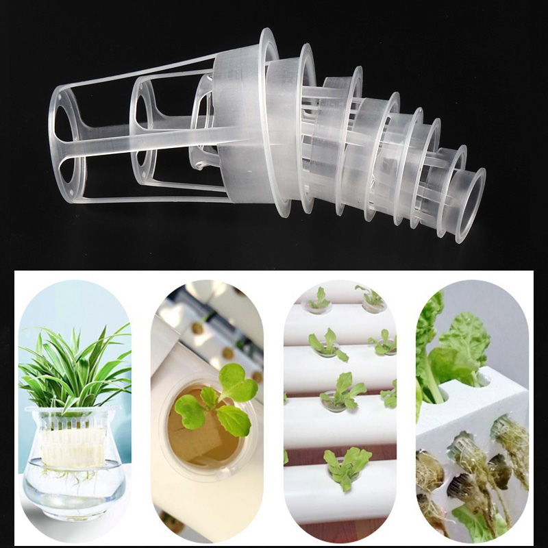 Smart Garden Plastic Cups - 200pcs Hydroponic Basket Vegetable Soilless Planting