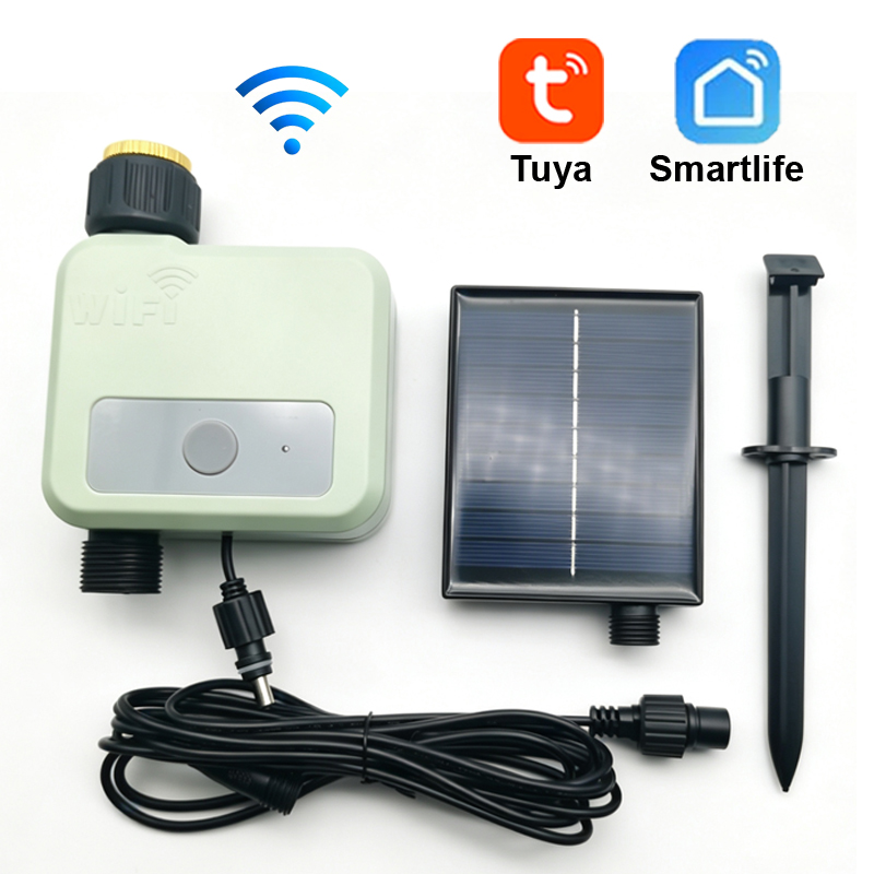 Smart Garden Accessories - Tuya WiFi Watering Timer Solar Smart