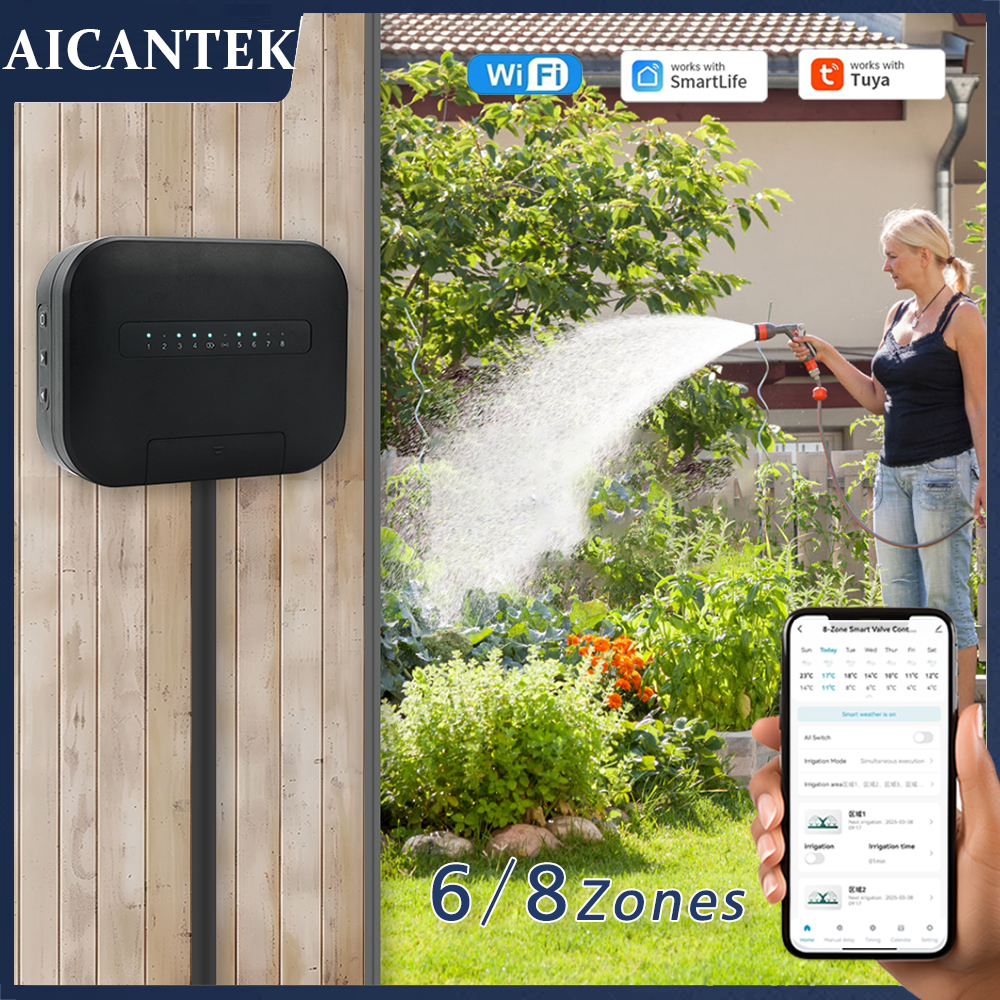 Smart Garden Accessories - 8 Zones Wifi Tuya Smart Garden