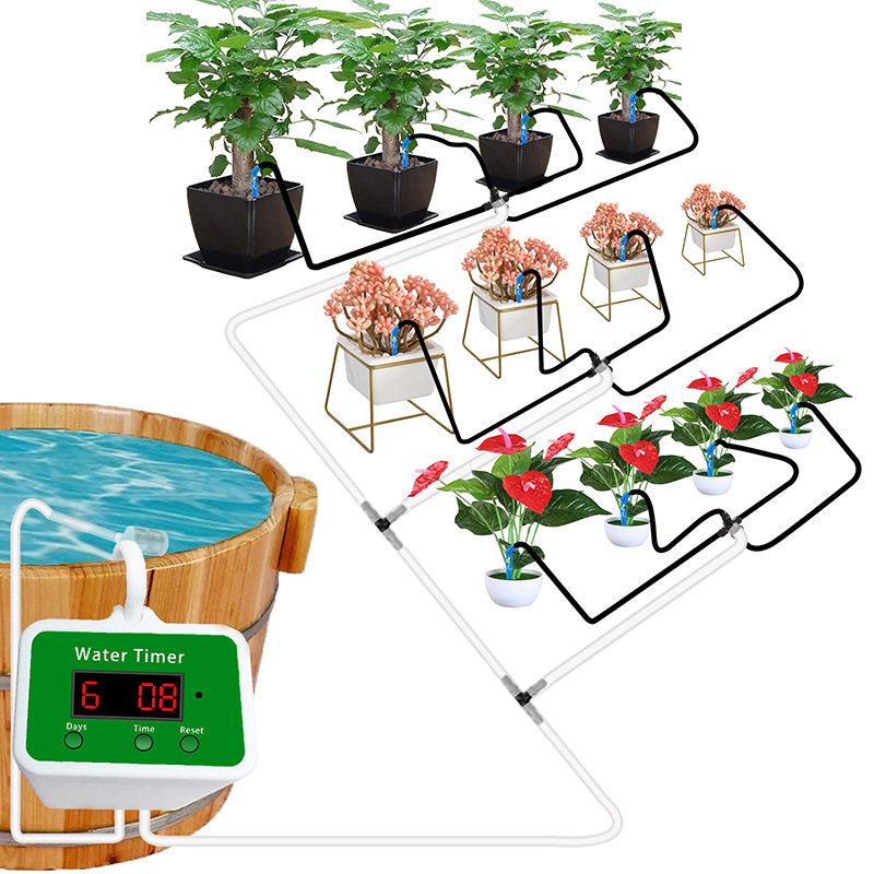 Smart Garden Plastic Cups - Automatic Drip Irrigation System Timer USB