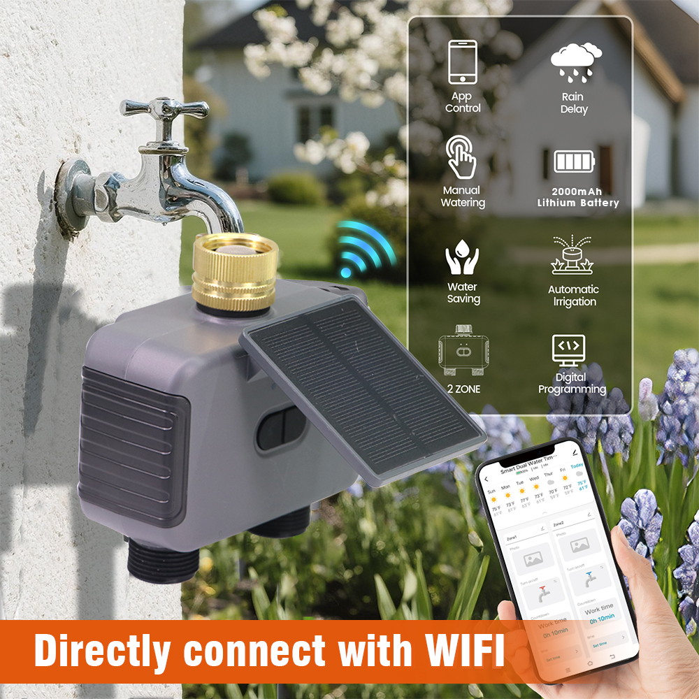 Tuay Smart Solar 2-Zone Wateri – обзор и цена Smart Garden Accessories