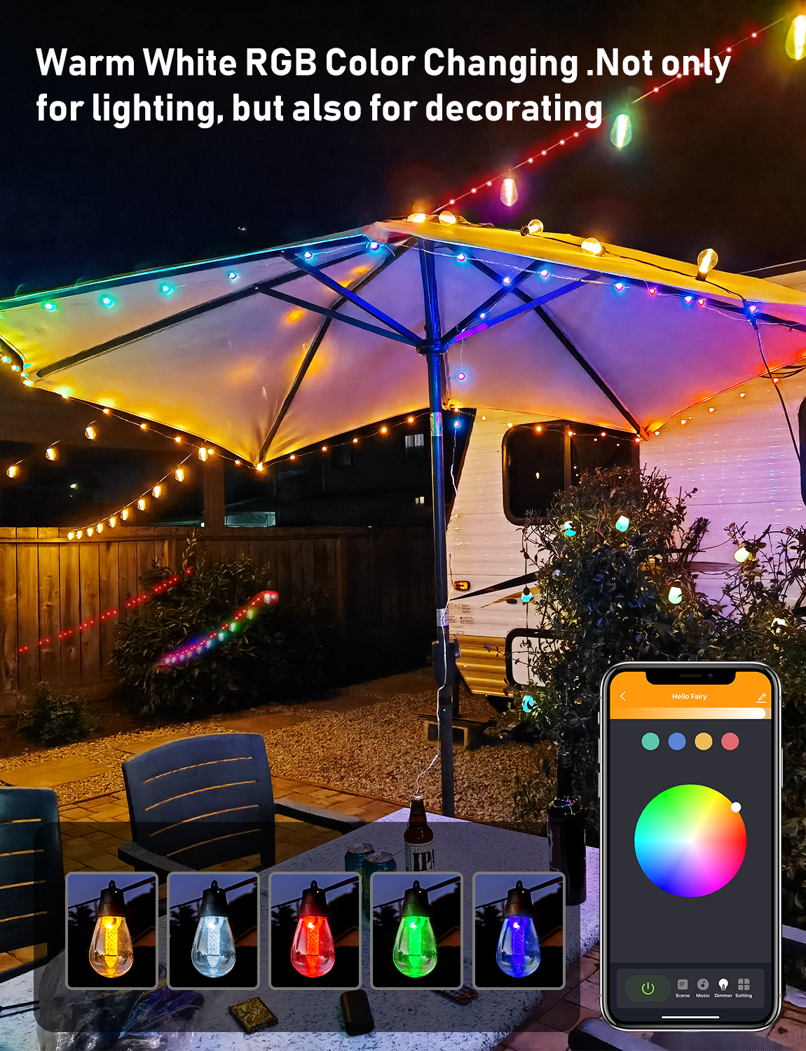 RSH Hot Sale S14 Smart String  – обзор и цена Smart Garden Led Lights