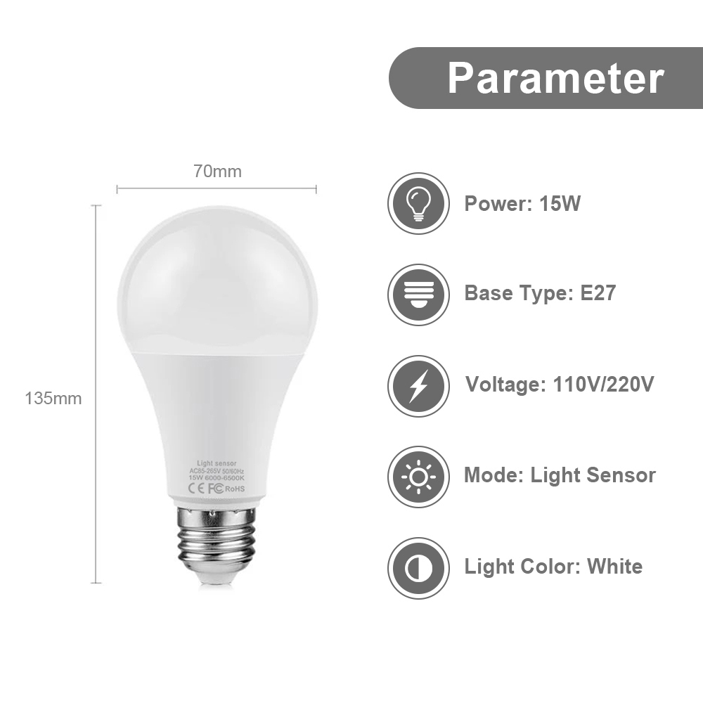 15W E27 LED Dusk to Dawn Night – обзор и цена Smart Garden Led Lights