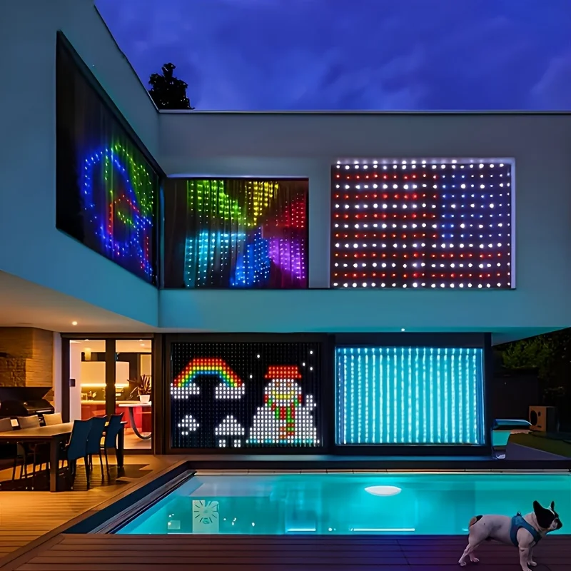 1/2PCS Smart RGB Curtain Light – обзор и цена Smart Garden Led Lights
