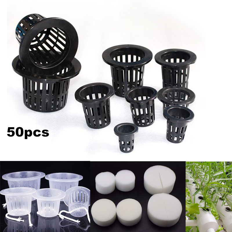 50pcs Hydroponic Soilless Mesh – обзор и цена Smart Garden Plastic Cups