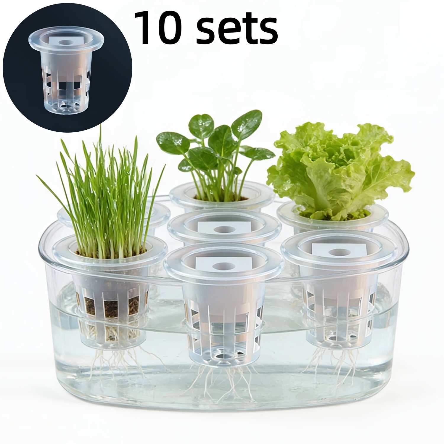 10pcs Hydroponic Seedling Bask – обзор и цена Smart Garden Plastic Cups
