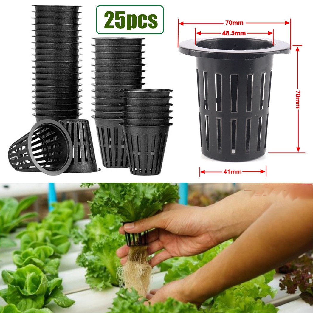 25PCS Hydroponic Pot Net Cup H – обзор и цена Smart Garden Plastic Cups