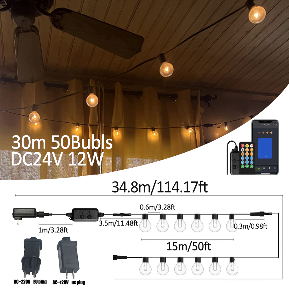 G40 Smart Outdoor DIY LED Stri – обзор и цена Smart Garden Led Lights