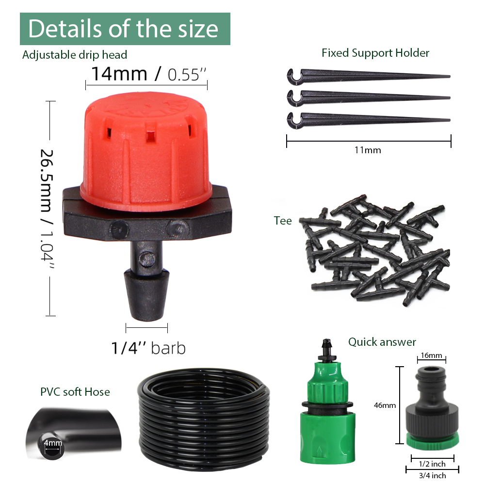 50-5M 1/4'' Hose Adjustable Dr – обзор и цена Smart Garden Technology