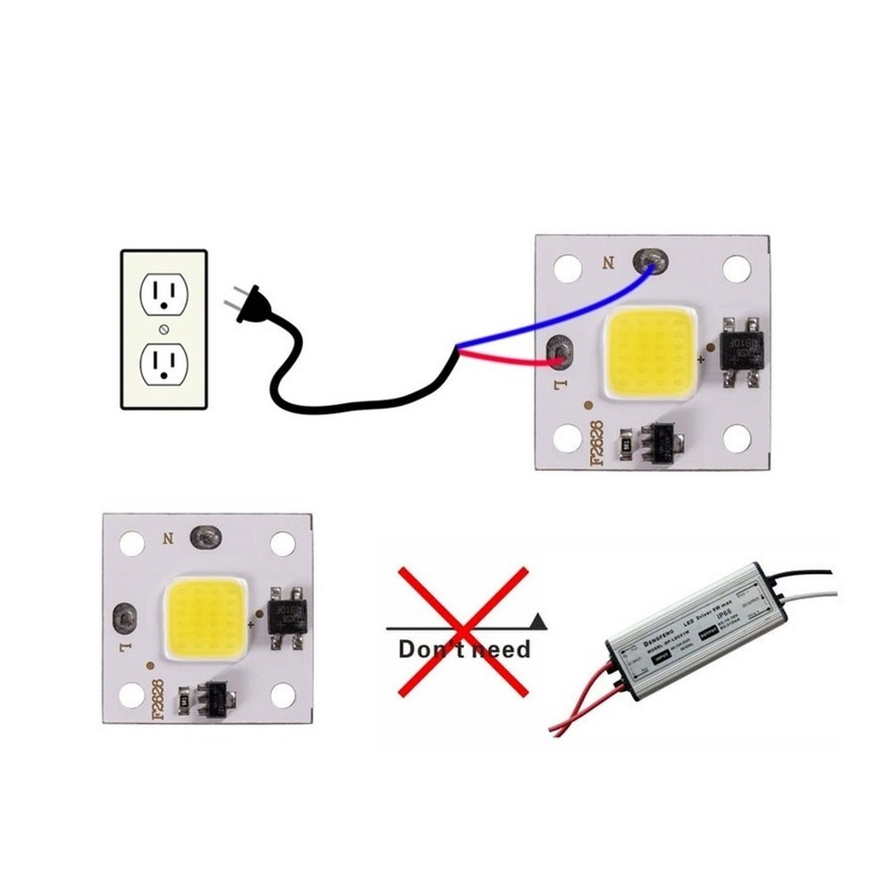 10W COB module 220V LED Chip D – обзор и цена Smart Garden Led Lights