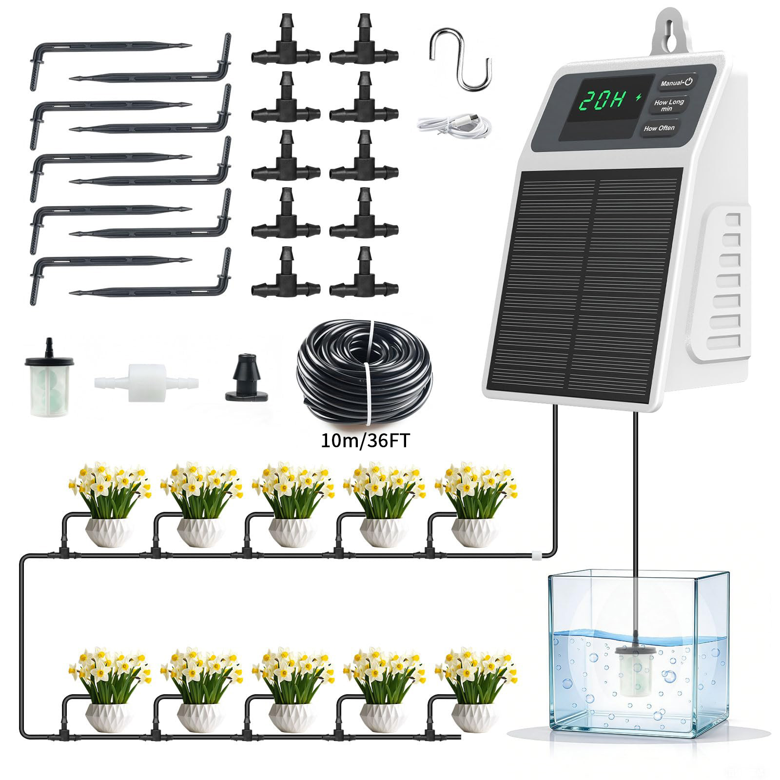 Upgraded Solar Drip Irrigation – обзор и цена Smart Garden Technology