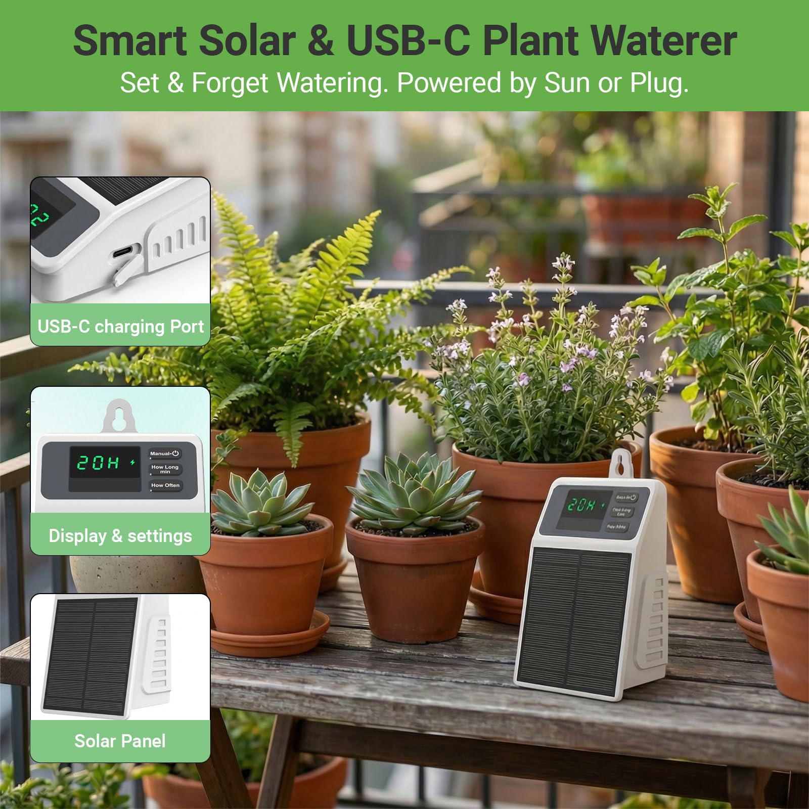 Upgraded Solar Drip Irrigation – обзор и цена Smart Garden Technology