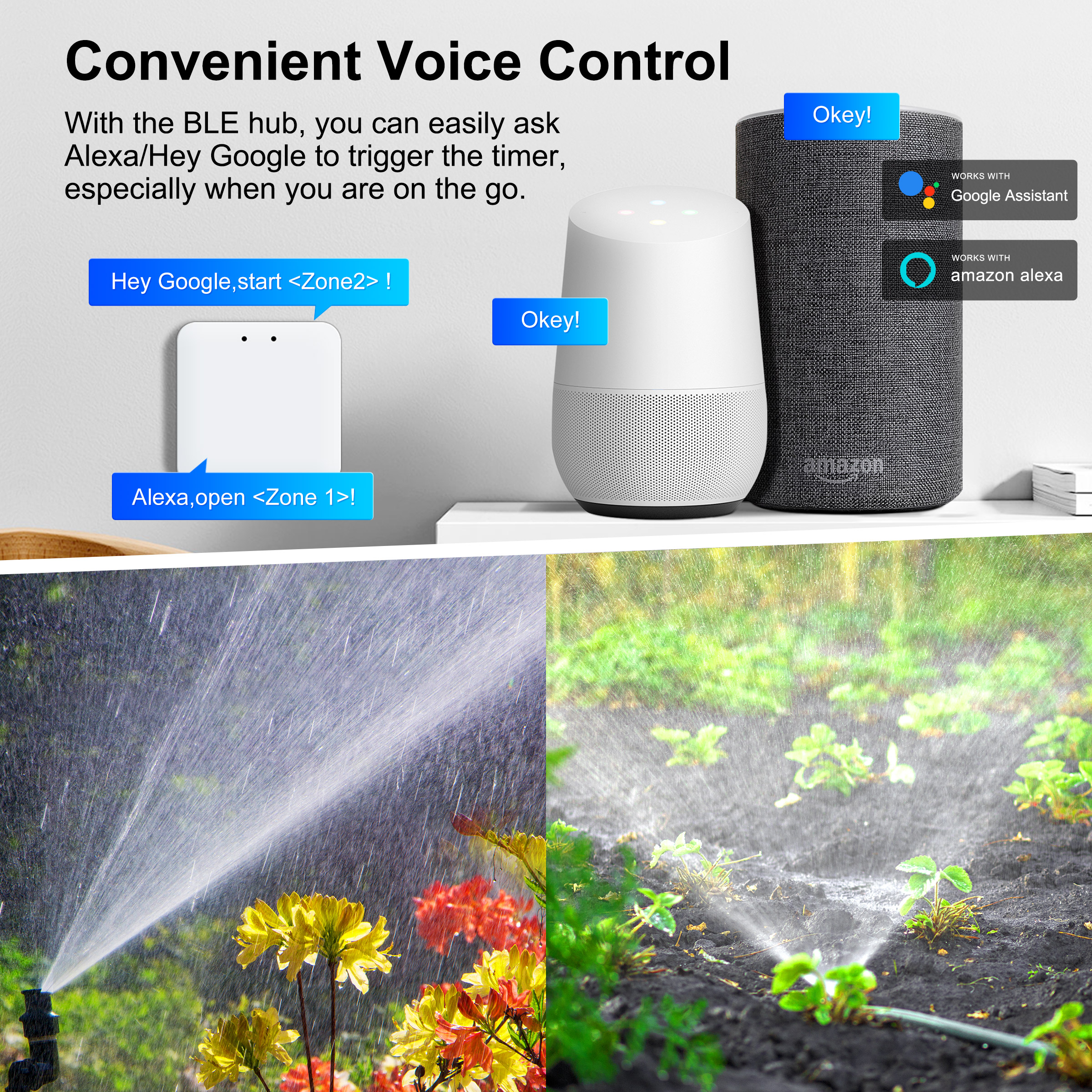 KEMEK Smart Programmable Sprin – обзор и цена Smart Garden Water Features