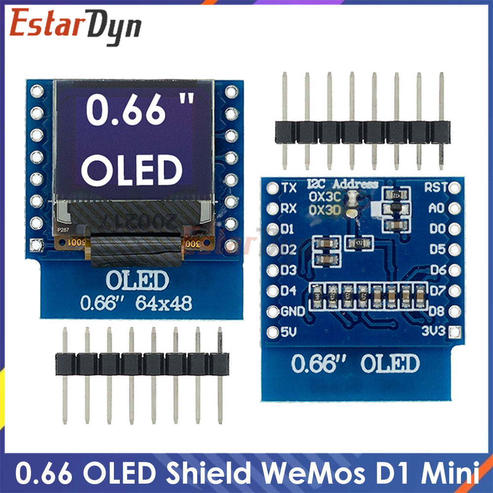 0.66 inch OLED Display Module  – обзор и цена Smart Garden Esp32