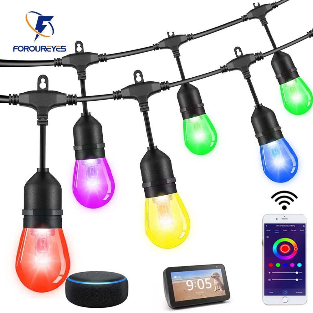 WiFi Tuya Smart RGB LED String – обзор и цена Smart Garden Led Lights