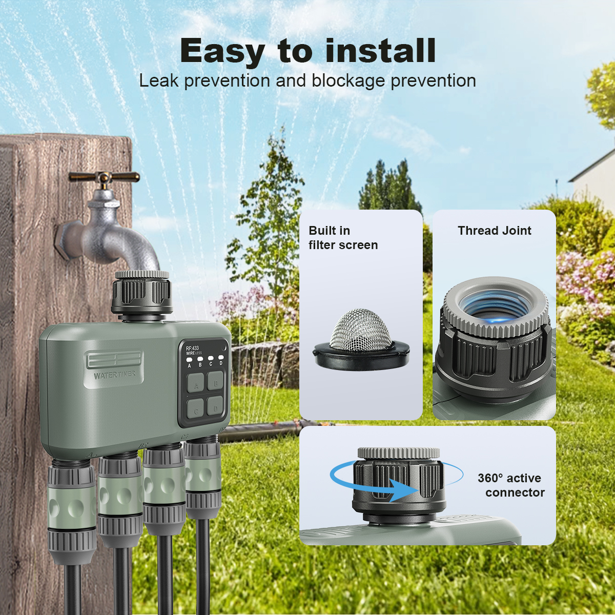 4 Outlet Programmable Water Ti – обзор и цена Smart Garden Technology