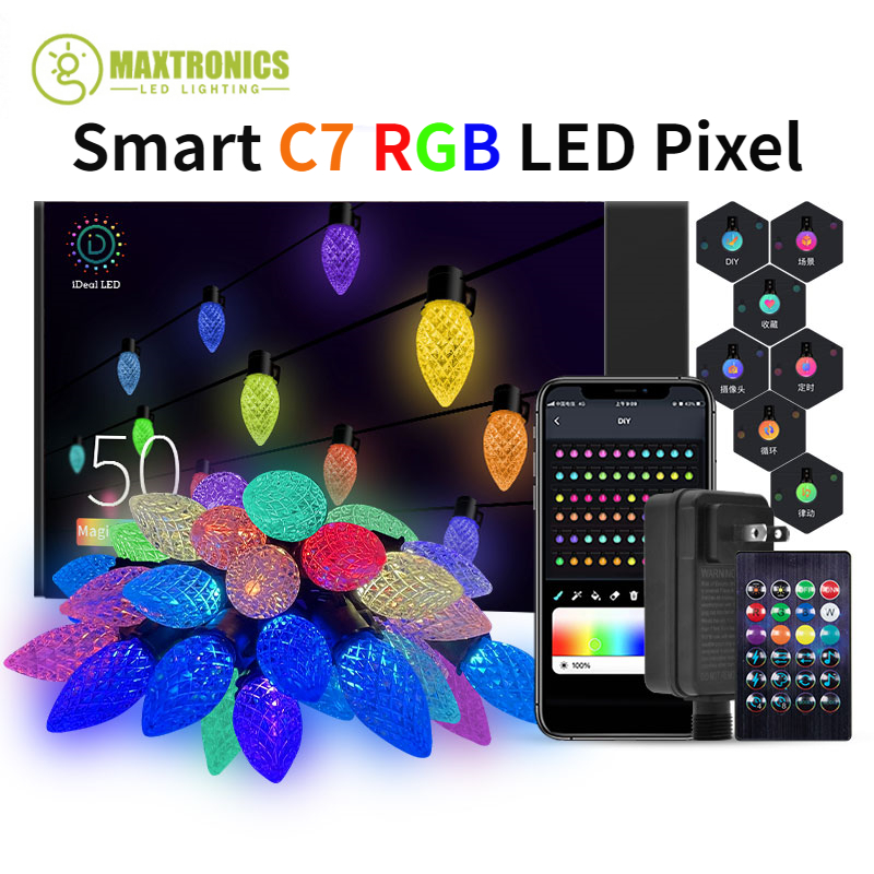 New Smart C7 RGB LED Pixel Mod – обзор и цена Smart Garden Led Lights