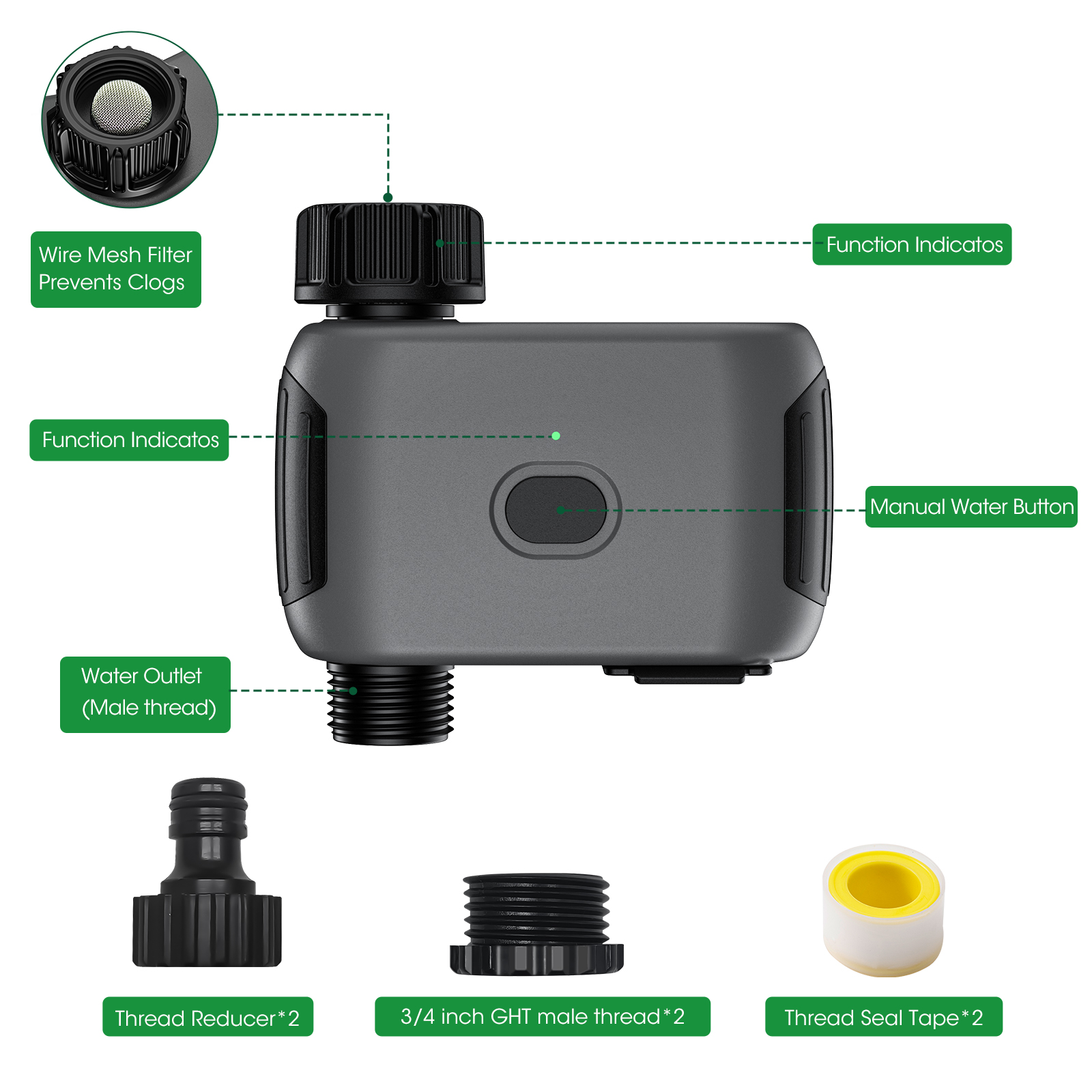 Insoma Wifi Sprinkler Timer Au – обзор и цена Smart Garden Accessories