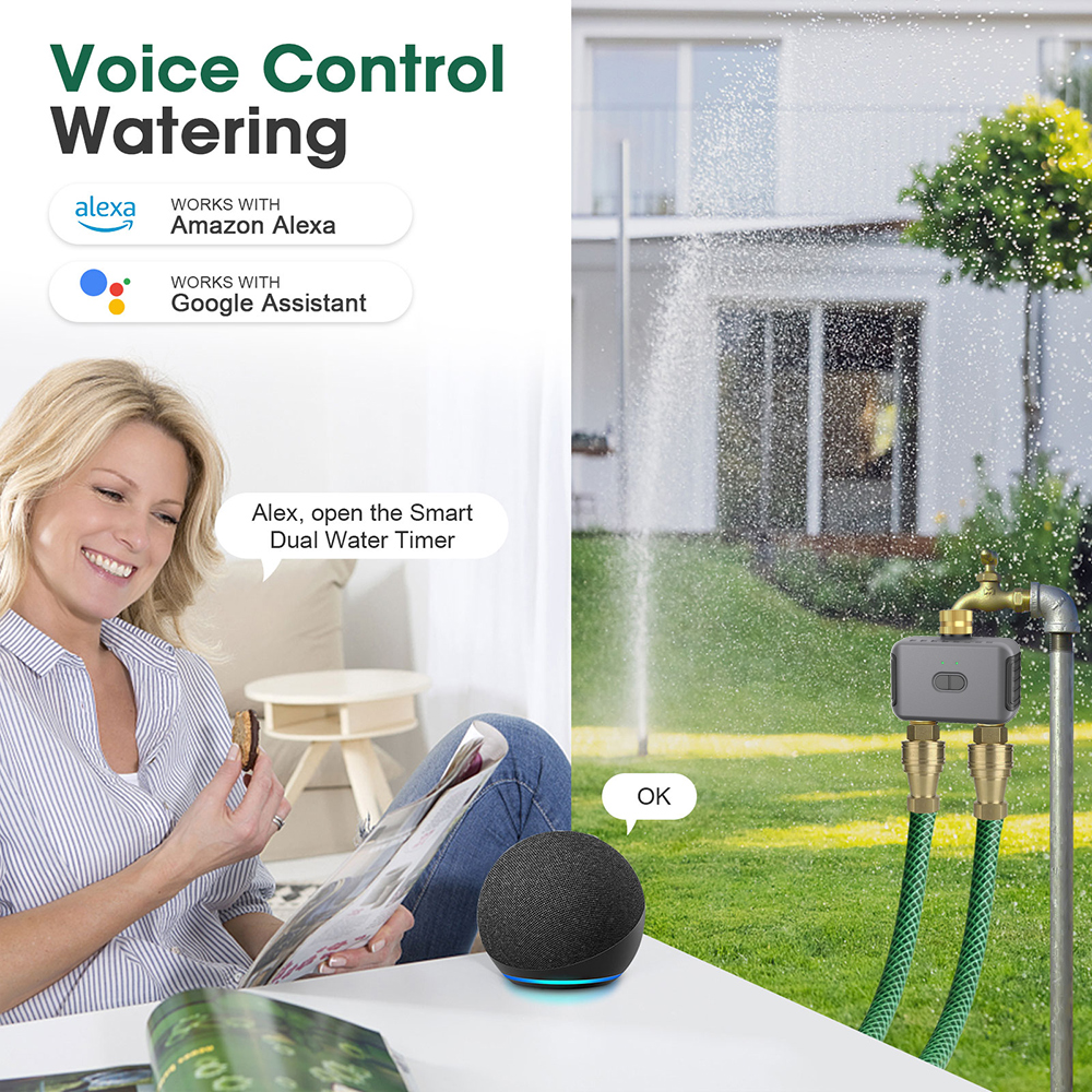 Tuya 2 Zone Watering Timer Gar – обзор и цена Smart Garden Accessories