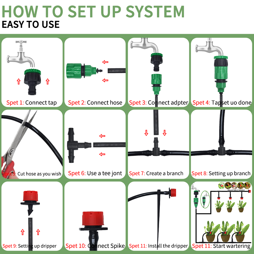 Micro Drip Irrigation System P – обзор и цена Smart Garden Technology